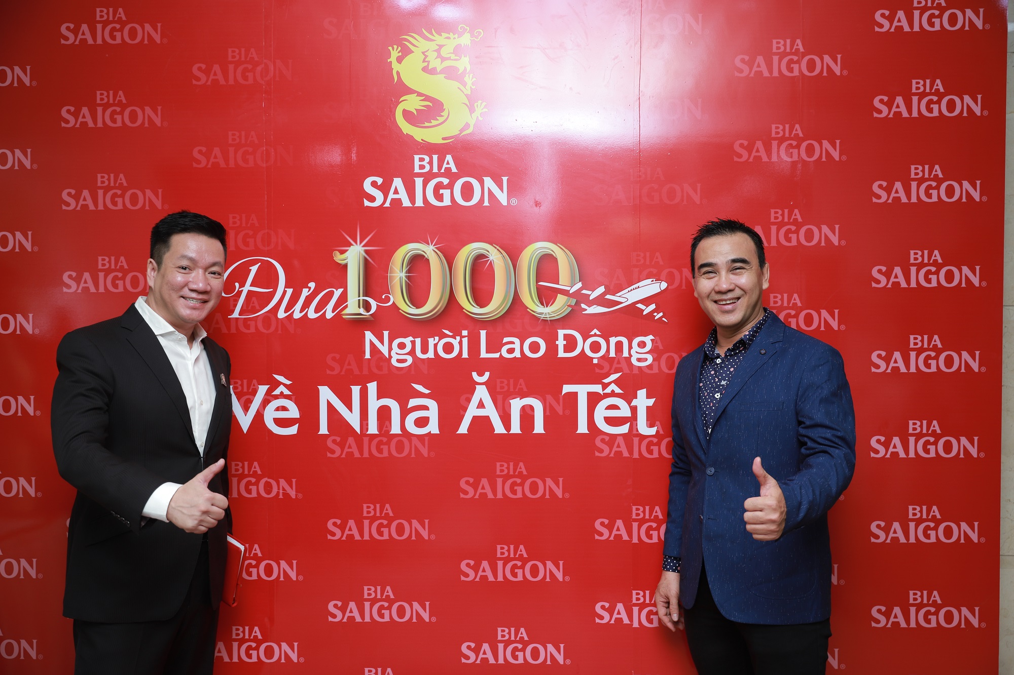 1.000 người lao động tiêu biểu được Bia Sài Gòn trao tặng vé máy bay Về nhà ăn tết 2019