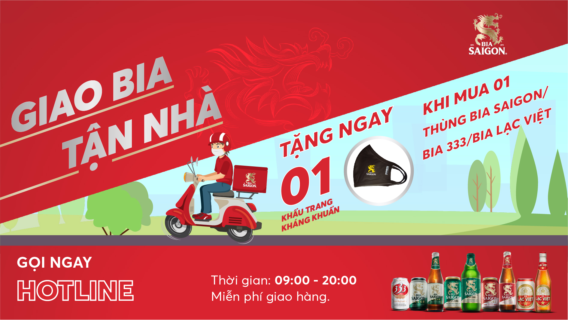 CHƯƠNG TRÌNH GIAO BIA TẬN NHÀ