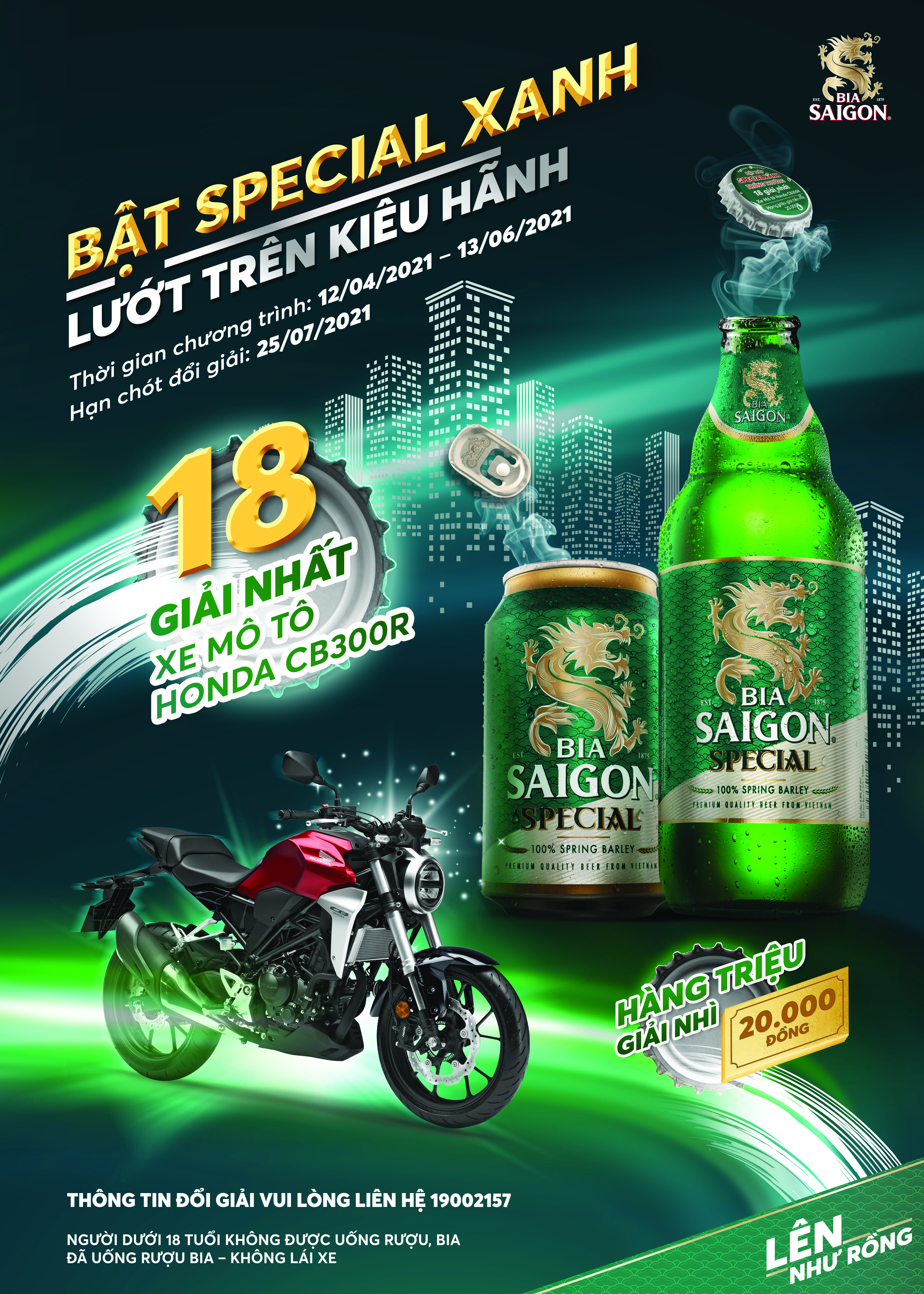 CHƯƠNG TRÌNH KHUYẾN MÃI "BẬT SPECIAL XANH - LƯỚT TRÊN KIÊU HÃNH"