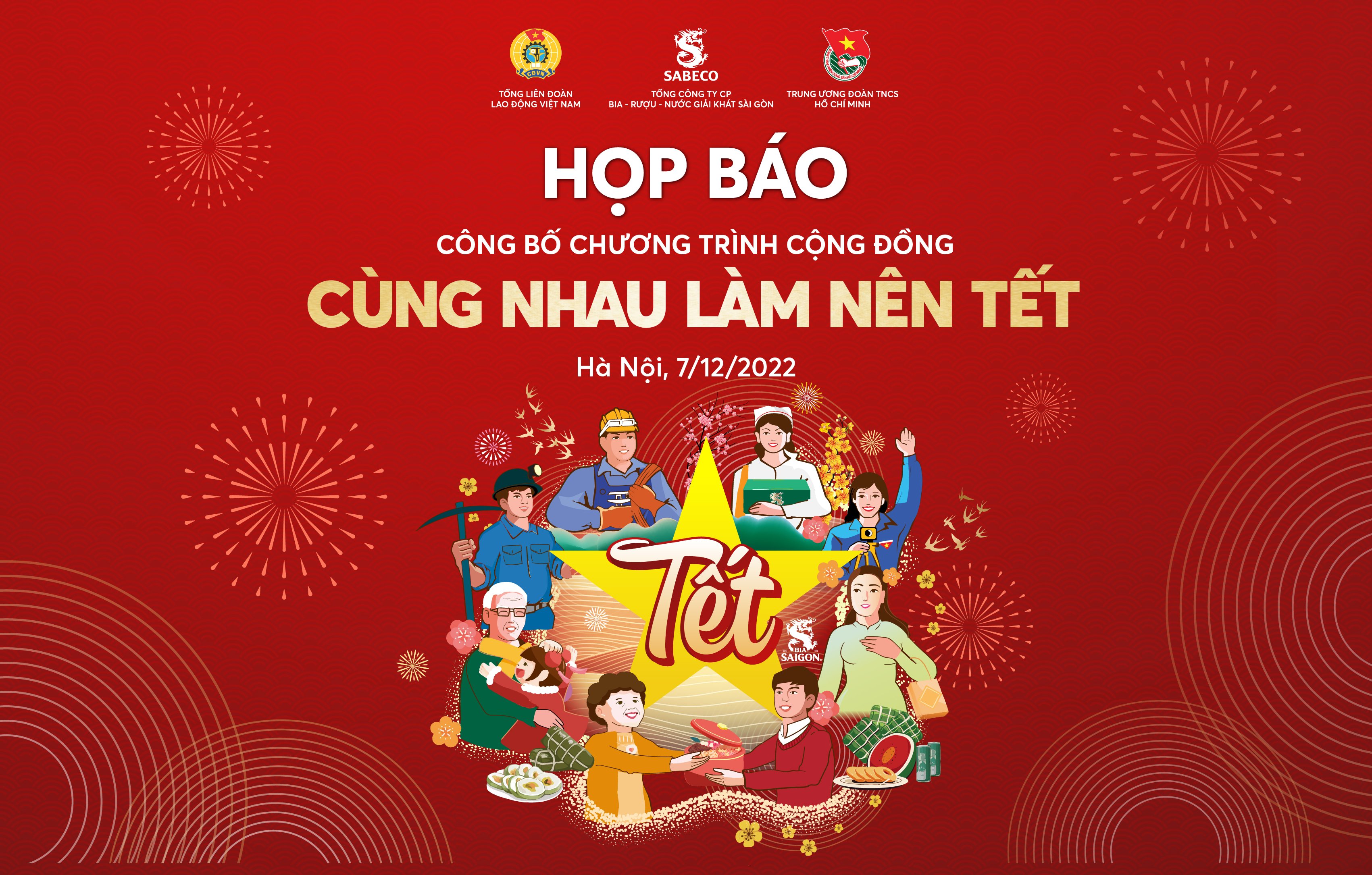 THÔNG CÁO BÁO CHÍ CHƯƠNG TRÌNH "CÙNG NHAU LÀM NÊN TẾT"