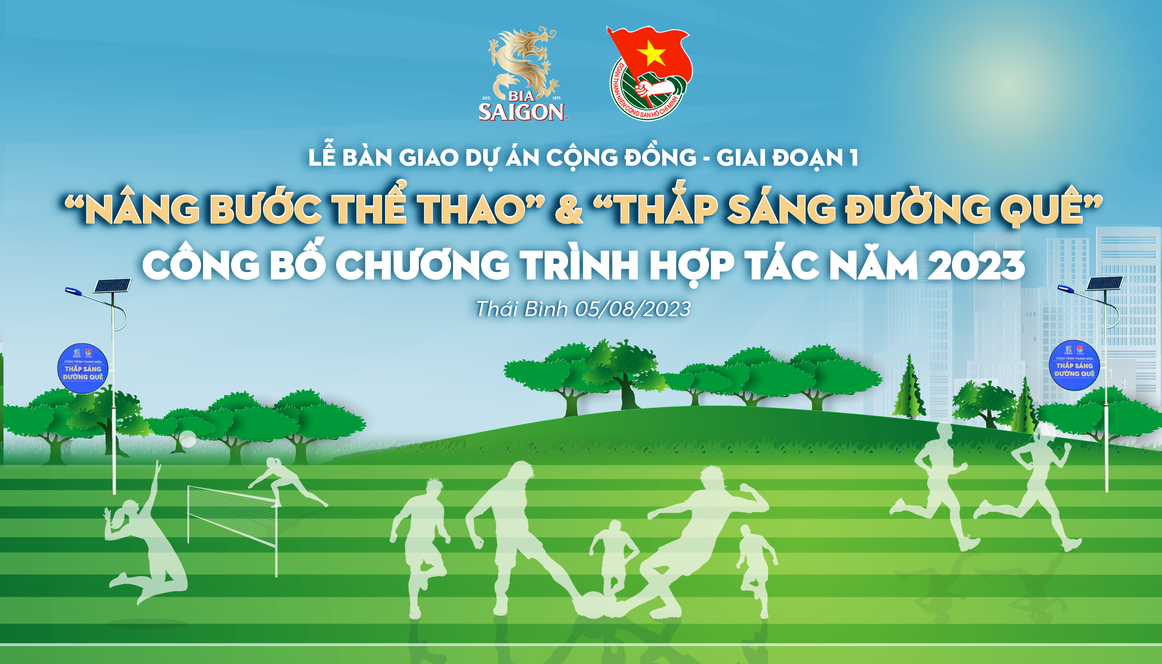 ĐOÀN TNCS HỒ CHÍ MINH CÙNG SABECO CÔNG BỐ HOÀN THÀNH CÁC DỰ ÁN CỘNG ĐỒNG NĂM 2022 VÀ RA MẮT CHƯƠNG TRÌNH HỢP TÁC NĂM 2023