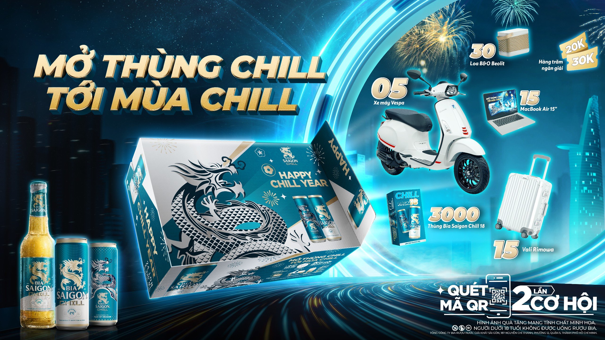 THỂ LỆ CHƯƠNG TRÌNH KHUYẾN MÃI BIA SAIGON CHILL "MỞ THÙNG CHILL, TỚI MÙA CHILL"