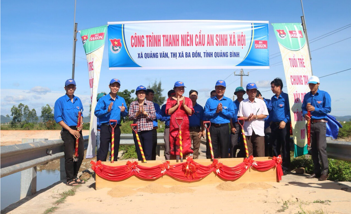 SABECO HỖ TRỢ 1.5 TỶ ĐỒNG XÂY DỰNG CẦU AN SINH XÃ HỘI TẠI TỈNH QUẢNG BÌNH