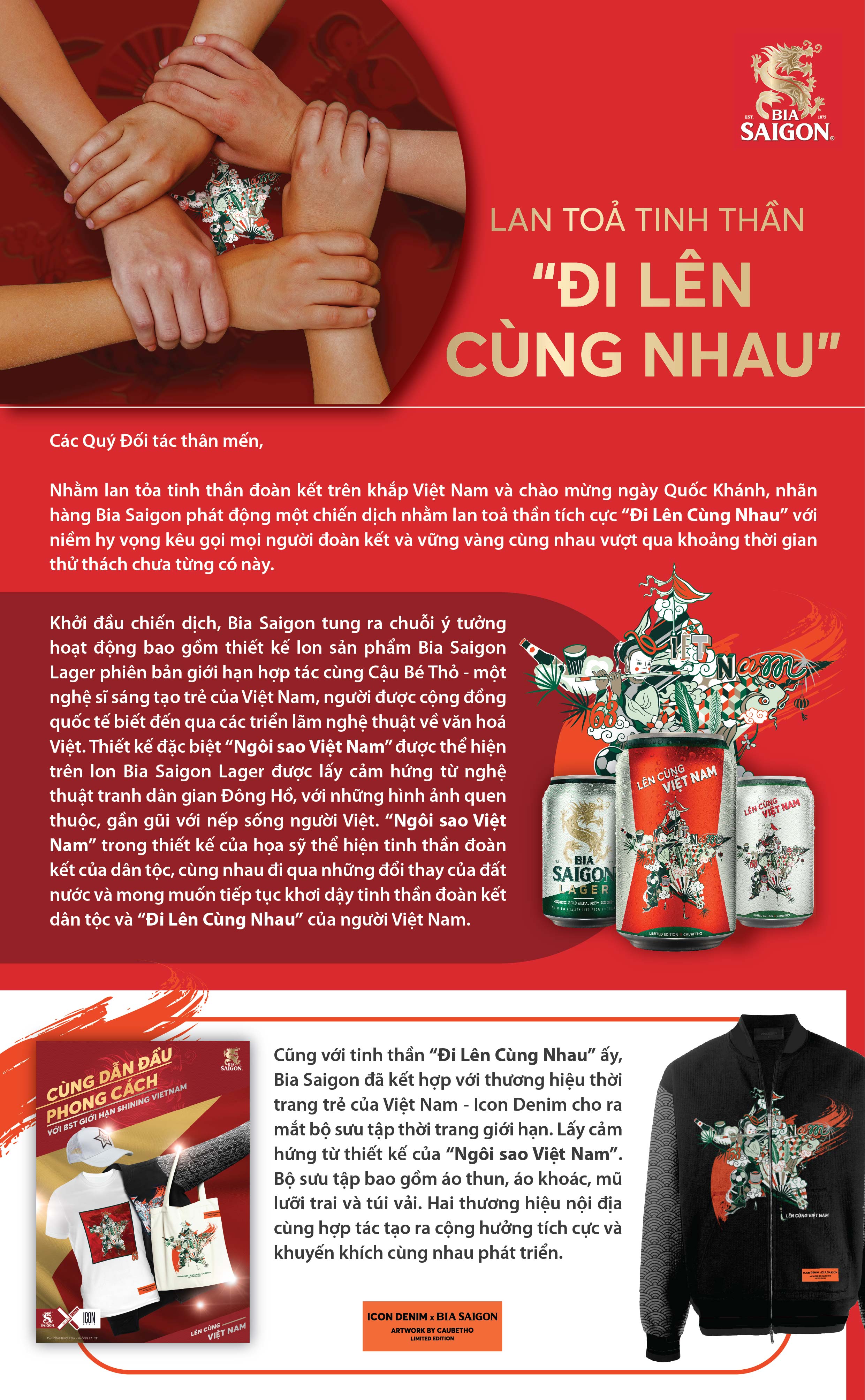 BIA SAIGON VÀ CHIẾN DỊCH “ ĐI LÊN CÙNG NHAU”