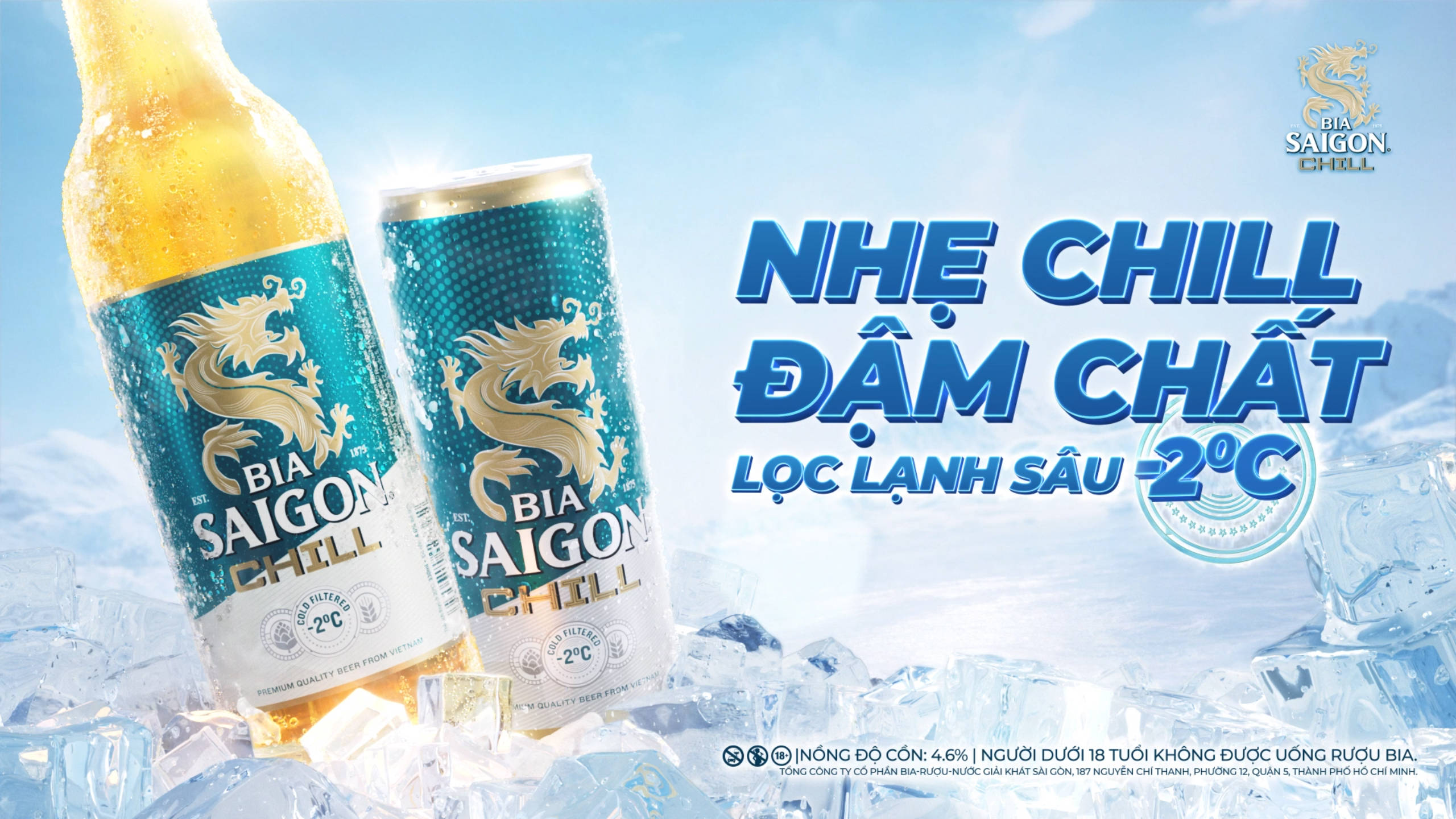 Bia Saigon Chill - Nhẹ Chill Đậm Chất