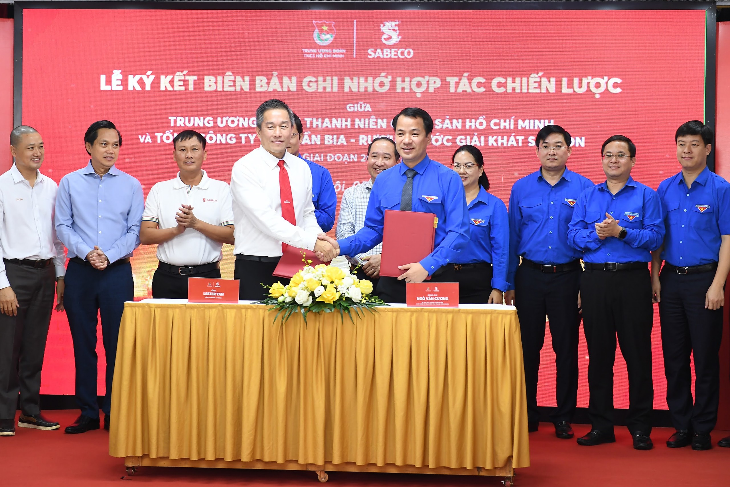 COMMUNIST YOUTH UNION AND SABECO SIGNED MOU PERIOD 2024 - 2026